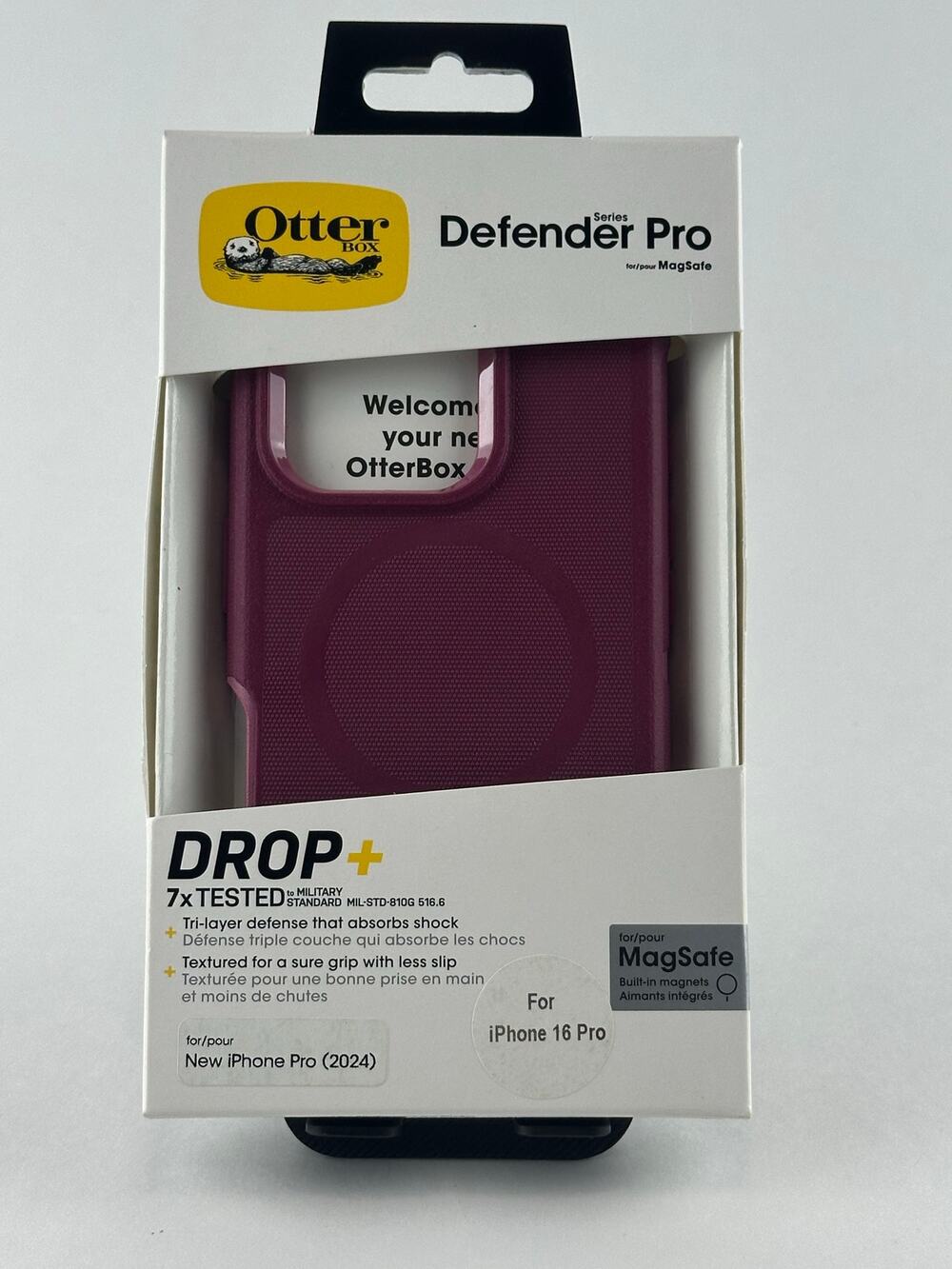OtterBox Defender Pro Series iPhone 16 Pro Foxberry Matte Case NWT MSRP: $70.00